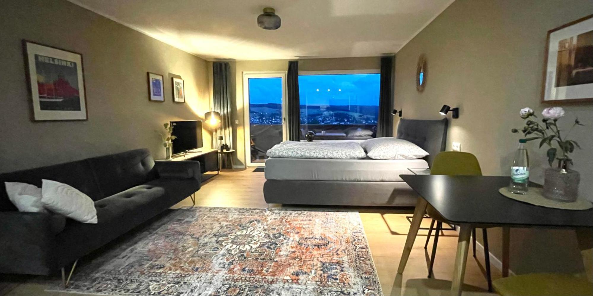#1 Studioapartment Mit Loreleyblick Direkt An Der Schoensten Etappe Des Rheinsteigs Patersberg Bagian luar foto